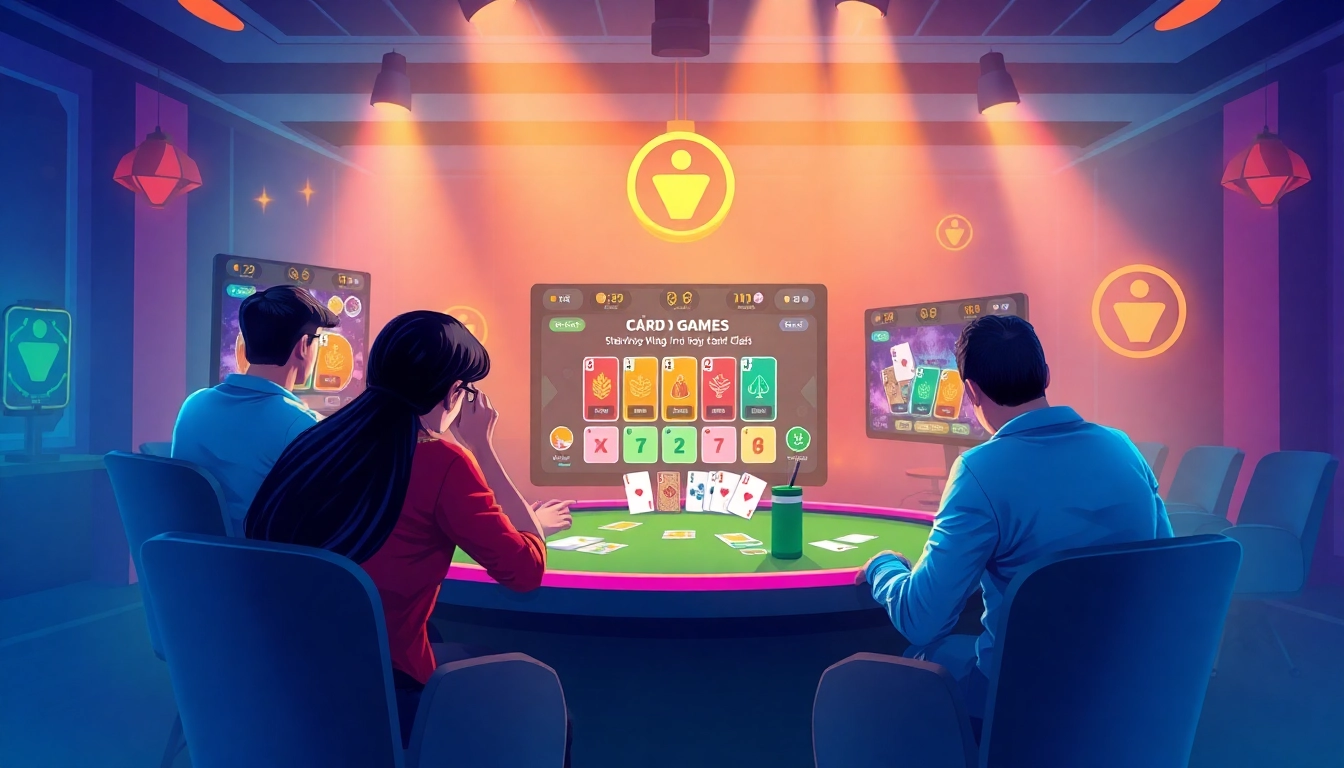 Experience the thrill of cash rewards in online card gaming at gamebaidoithuong.com.vc with vibrant graphics.