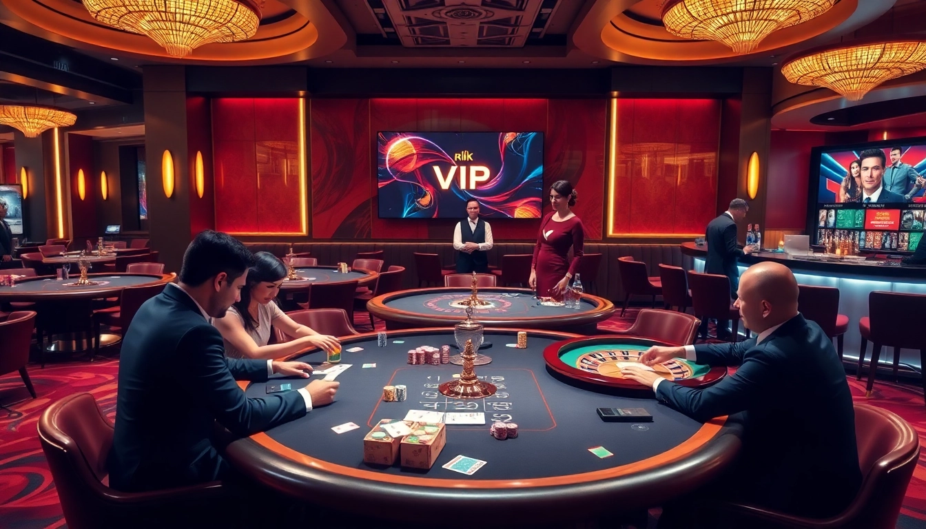 Experience high-stakes action at rik vip's luxurious poker tables and roulette wheels.